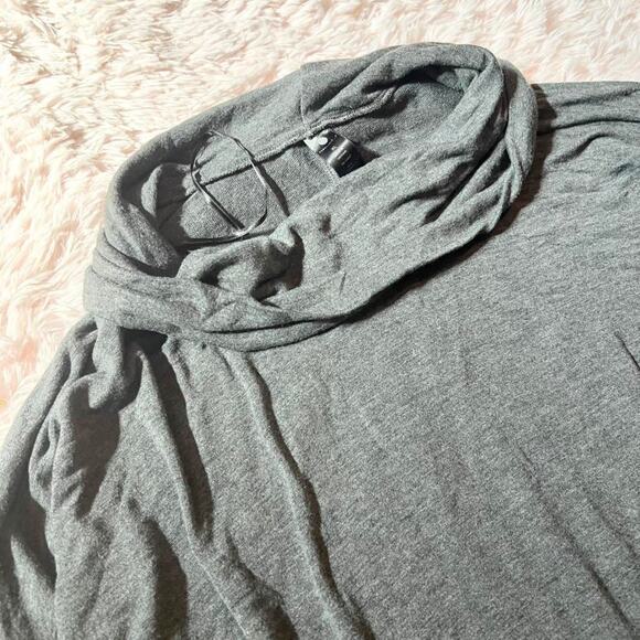 Yogalicious Oversized Cozy Soft Lightweight Yoga Studio Gym Cowl Neck Sweater - Picture 4 of 5